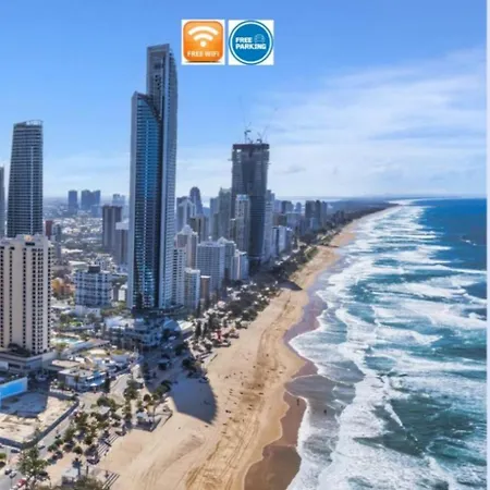 Beachside Apartment In The Heart Of Surfers Paradise - Free Parking Gold Coast Exterior photo